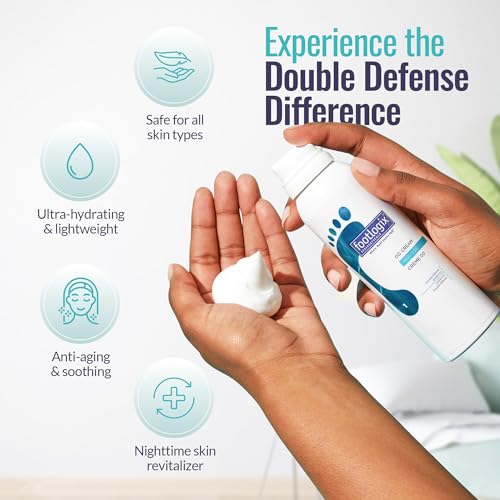 FOOTLOGIX DD Cream Mousse, White, 4.23 Ounce