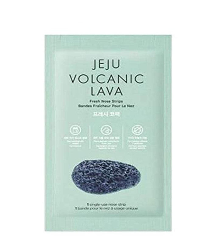 The Face Shop Jeju Volacanic Fresh Nose Strips | Improve Skin Suppleness With Deep-down Skin Hydration | Eco-certified Palm Oil For Skin Moisture Replenishment, 4.2 fl oz | Facial KBeauty Skin Care