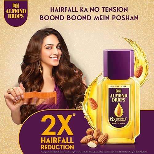 Bajaj Almond Drops Hair Oil - 475 ML (16.91 Floz.)