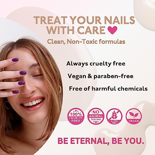 Eternal Nail Polish Set 5 Piece Kit: Long Lasting, Quick Dry and Cruelty Free. Made in USA - 0.46 Fluid Ounces Each (Tie Dye)