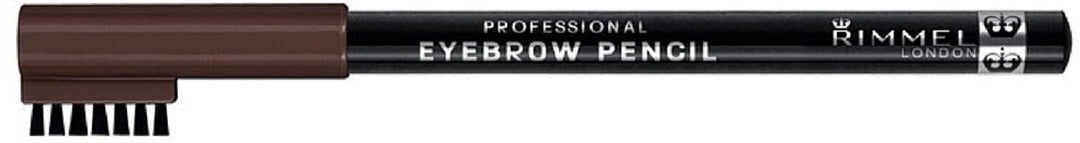 Rimmel London Professional Eyebrow Pencil, Dark Brown 0.05 Oz (Pack Of 3)