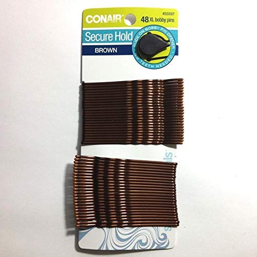 Scunci Extra Long Bobby Pins Brunette - 48pk Brown