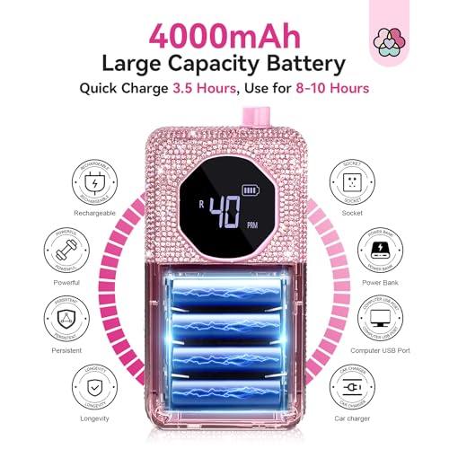 SAVILAND Professional Nail Drill 40000 RPM: Portable Diamond Nail Drill Kit Rechargeable 4000 mAh Electric Nail File for Thick Acrylic Nails with Ceramic Nail D rill Bits Sanding Bands Nail Tech Salon