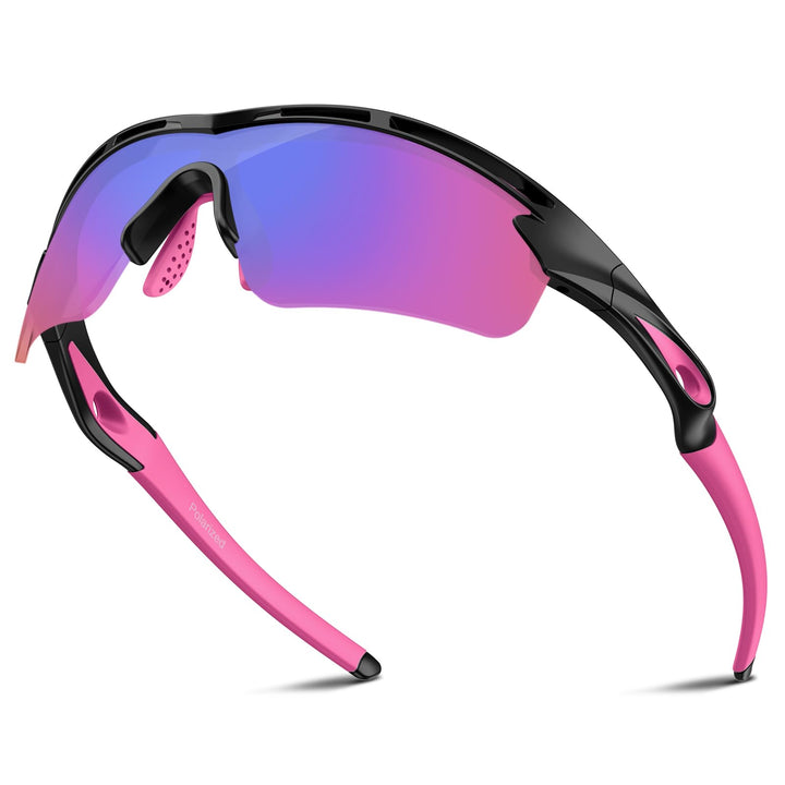 Polarized Sports Sunglasses for Men Women Youth Baseball Cycling Running Driving Fishing Tennis Golf Motor TAC UV400 TR90