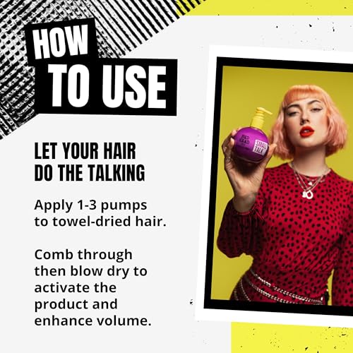 Bed Head TIGI Small Talk Voluminous Hair Thickening Cream - For Fine, Thin & Flat Hair - Premium Thickening Product - 8 oz (3 Pack)