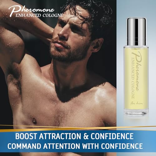 15 mL Pheromone Cologne for Men - Long-Lasting Scent Mens Cologne - Enhanced Confidence & Charisma Pheromone Infused Perfume for Him - Raw Pheromones Men's Colognes, Bold