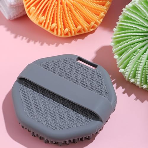 2Pcs Silicone Body Scrubber, Exfoliating Body Scrubber for Sensitive Skin, Silicone Scrubber Body, Silicones Body Brush for Showering
