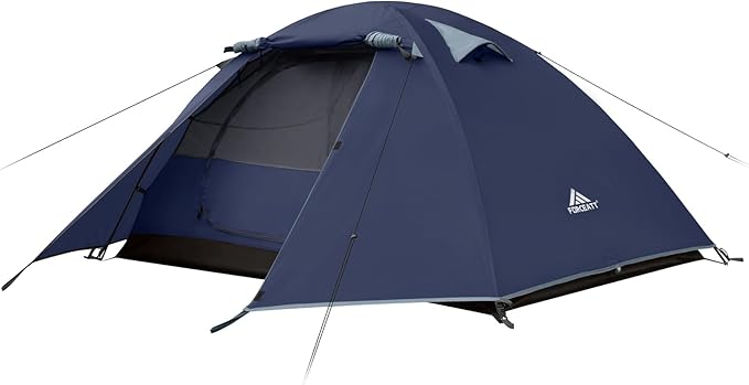 Forceatt Camping Tent 2/3/4 Person, Professional Waterproof & Windproof Lightweight Backpacking Tent Suitable for Outdoor,Hiking,Camping, Mountaineering and Travel
