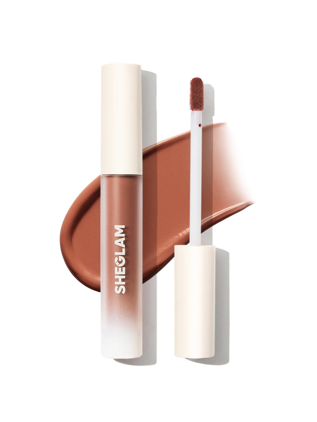 SHEGLAM Matte Allure Liquid Lipstick Long Lasting High Pigment Lipstick Nourishing Sunflower Oil Reduce Lip Care-Naked Brunch