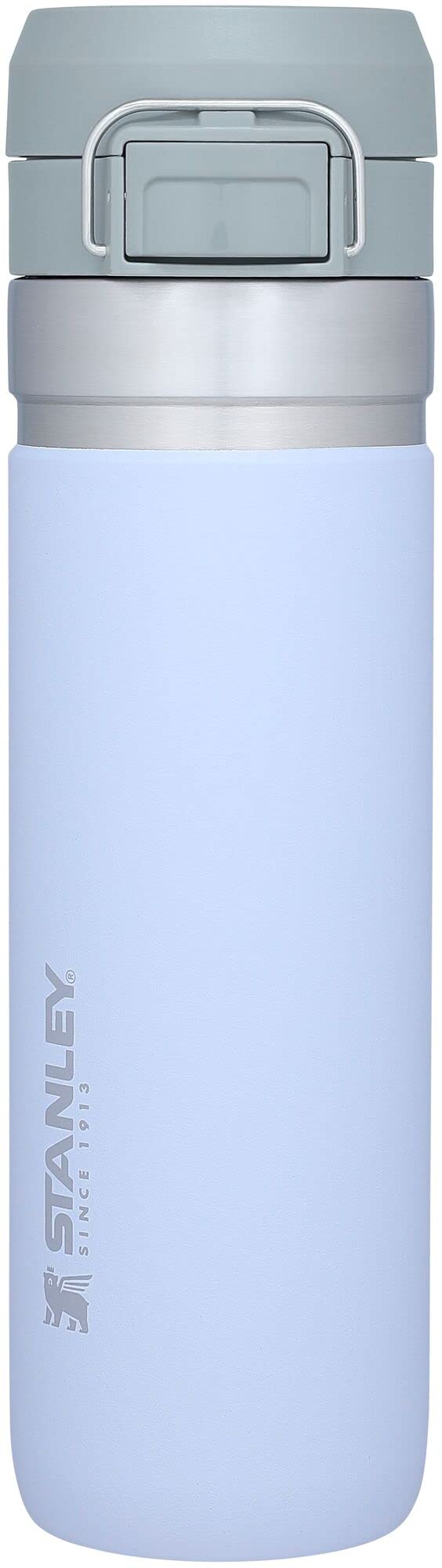 Stanley Quick Flip GO Water Bottle 24 OZ | Push Button Lid | Leakproof & Packable for Travel & Sports | Insulated Stainless Steel | BPA-Free | Lilac