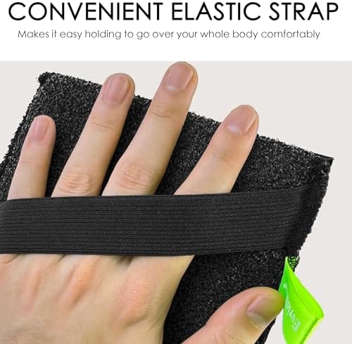 Evridwear Exfoliating Bath Sponge, Daily Skincare Body Scrubbers Loofah Shower Pads with Strap for Body Cleansing, Dead Skin Cell Remover, 3 Count Value Pack(Classical)