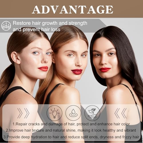 Organic Raw Batana Oil, Hair-Treatment Promotes Growth, Nourishes Hair, Enhances Shine, 29.5735 fl oz (1 Ounce)