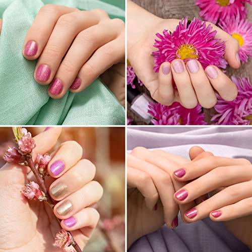 BLIFF Acrylic Nail Kit for Beginners - 12 Glitter Acrylic Powder, Professional Nail Art Decoration DIY Tool Supplies for Beginners