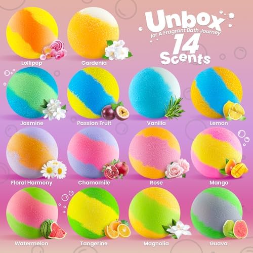 Bath Bombs for Kids with Surprise Inside – 28 Fun Fizzy Shower Bombs with Land & Sea Animal Toys, Kid-Friendly & Non-Toxic, Handmade Birthday Party Favors & Summer Gifts for Girls and Boys