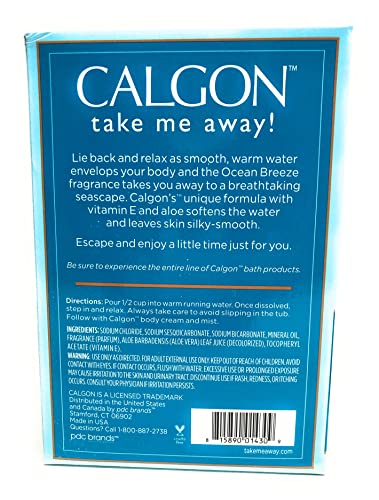 Calgon Ultra Moisturizing Bath Beads 30 Oz (Ocean Breeze, Pack of 3)