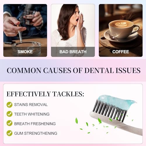 2 Pack Niacinamide Whitening Toothpaste, Nicotinamide White Toothpaste, Gentle Care Deep Stain Removal, Improves Gum Health, Protects Tooth Enamel, Fresh Breath