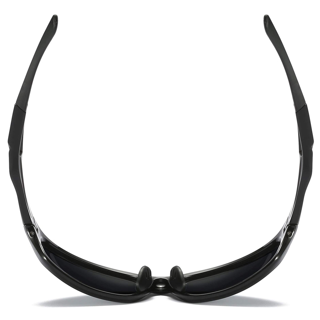 Joopin Polarized Sport Sunglasses Lightweight Wrap Around Driving Sun Glasses UV Protection Black Shades for Men Women Shady Rays