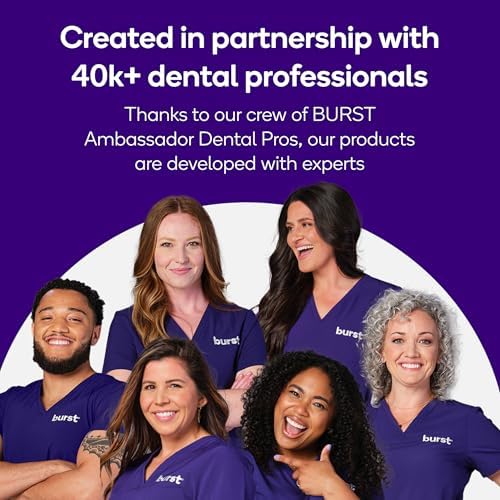 BURST Genuine Replacement Heads for Original Sonic Electric Toothbrush (Black/3 Pack) | Ultra Soft Bristles for a Deep Clean | Stain & Plaque Removal