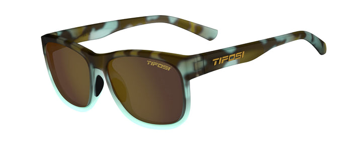 Tifosi Optics Swank XL Sunglasses (Blue Tortoise, Brown Lens)