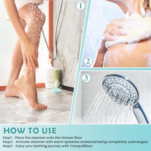 18 Pack Shower Steamers with 6 Smoothing Long-Lasting Scents, Shower Bath Bombs with Natural Fragrance, Self-Care and Relaxation Presents for Women and Men