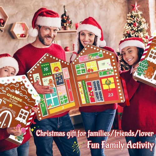 Makeup Advent Calendar 2025, 24 Days Christmas Gift Makeup Sets For Women, UCANBE 2025 Xmas Countdown Calendar Full Makeup Kits Beauty Makeup & Cosmetic For Teens, Girls Gift