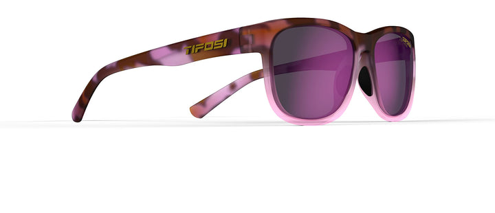 Tifosi Optics Swank XL Sunglasses (Pink Tortoise, Smoke Lens with Rose Mirror)