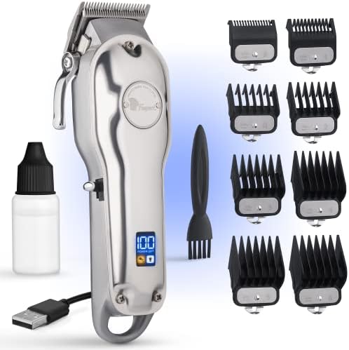 Fagaci Professional Hair Clippers with Extremely Fine Cutting, Cordless Hair Trimmer for Men & Women, Barber Clippers for Salon & Home Use