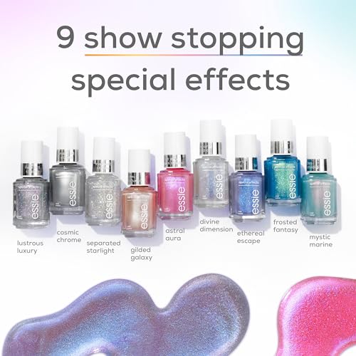 essie Nail Art Studio Special Effects Polish, Shimmer, Vegan, Purple Nail Polish, Ethereal Escape, 0.46 Fl Oz