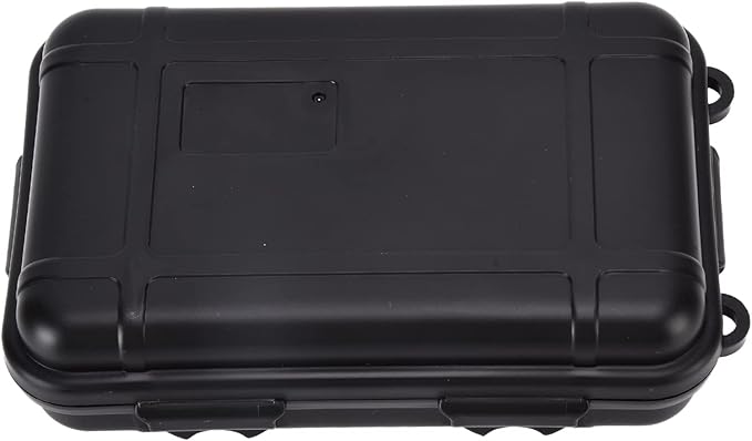 Anti-Pressure Shockproof Container Box, Small Waterproof Plastic Dry Storage Box with Foam, for Outdoor Camping Wilderness Survival