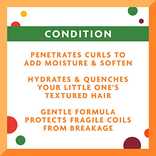 Cantu Care for Kids Nourishing Sulfate-free Conditioner with Shea Butter, 8 fl oz (Pack of 3)