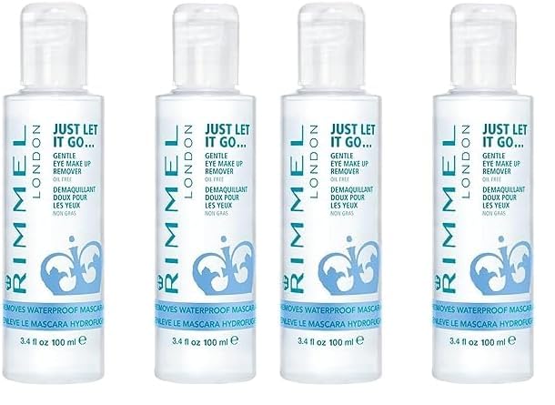 Rimmel Just Let It Go Eye Make Up Remover, 3.4 Fl Oz, 2 Count (Pack of 2)