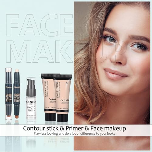 Makeup Kit for Women Full Kit Makeup Sets for Teenagers Makeup Kits for Women Teen Girls Includes 20 Colors Eyeshadow Palette Foundation Make Up Set for Beginners