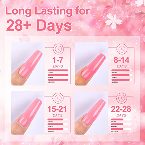 Morovan Acrylic Powder Set - 12 Colors Pure Color and Glitter Professional Polymer Nail Powder for Acrylic Nail Extension Carving