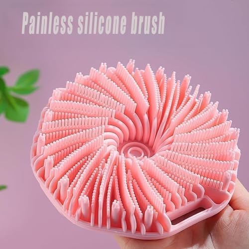 Scrubbies The Sud Bud, Silicone Body Scrubber, Scrubber for Body, Silicone Body Brush for Showering, Scrubber for Body, Bath, Shampoo and Massage 3 in 1, for All Skin Types (Blue+Pink)