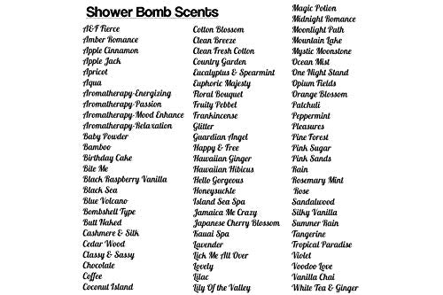 Aromatherapy Shower Bombs - Natural Handmade Shower Steamers, Shower Fizzies, Shower Tablets, Shower Melts, Shower Fizzy Spa Shower Soothers