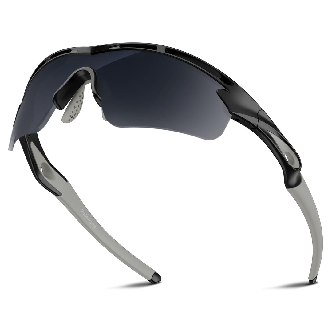 Polarized Sports Sunglasses for Men Women Youth Baseball Cycling Running Driving Fishing Tennis Golf Motor TAC UV400 TR90