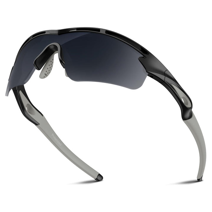 Polarized Sports Sunglasses for Men Women Youth Baseball Cycling Running Driving Fishing Tennis Golf Motor TAC UV400 TR90
