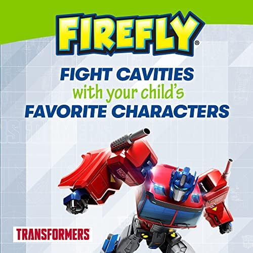 FIREFLY Transformers Sonic Toothbrush with 3D Cover, Soft, Ages 3+