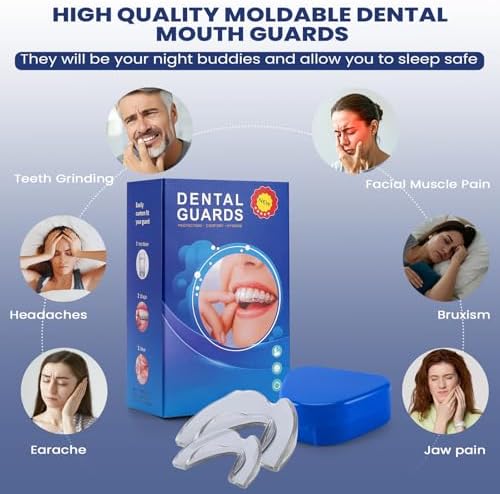 Anti Grinding Guard,Mouth Guard for Grinding Teeth at Night,Night Guards for Teeth Grinding for Adults