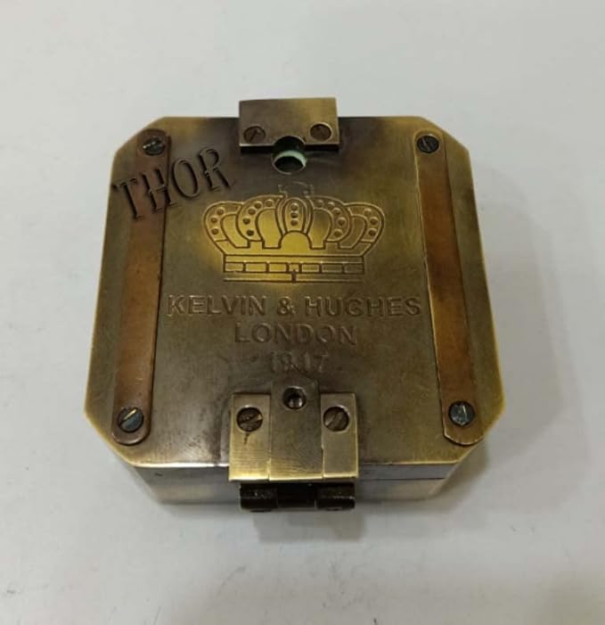 Antique Compass Solid Brass Heavy Compass Vintage Style Brass Compass Compass 3 Inch Nautical Compass Bronze Compass Professional Outdoor Compass Collectibles Compass Gift Item