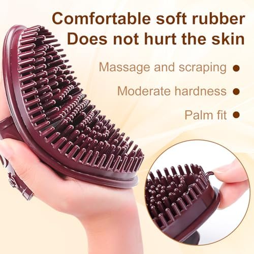 2Pcs Meridian Massage Brush,Full Body Massage Brush,Cepillos Meridianos,Eauty Salon Professional Custom Massager for Full Body SPA Massager Relaxation