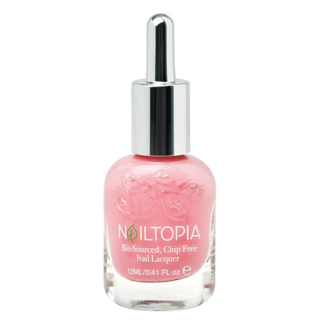 Nailtopia - Plant-Based Chip Free Nail Lacquer - Non Toxic, Bio-Sourced, Long-Lasting, Strengthening Polish - Uptown Girl (Light