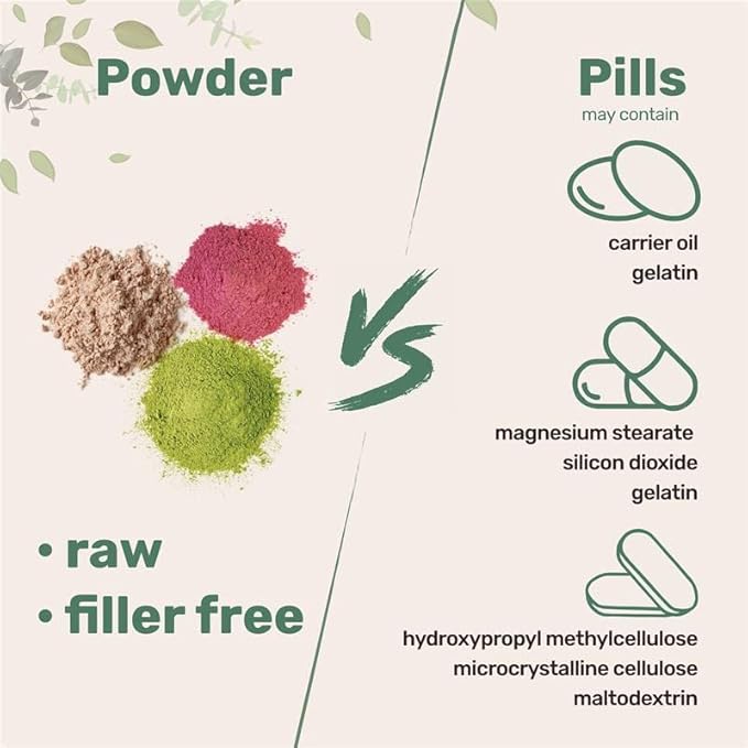 Magnesium Glycinate Powder for Sleep & Relaxation, 12oz (56 Servings) | 400mg of Highly Bioavailable Magnesium Glycinate | Healthy Muscle, Bones & Mood Support - Sweet Peach Ring Flavor, Sugar Free