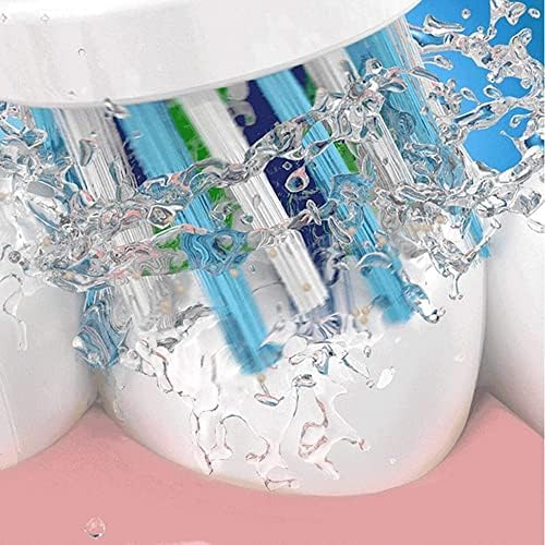 12 Pcs 3D White Replacement Toothbrush Heads Dual Clean Replacements Attachments Brush Heads Sensitive Refill Accessories fit for Oral B 4732 3733 4734