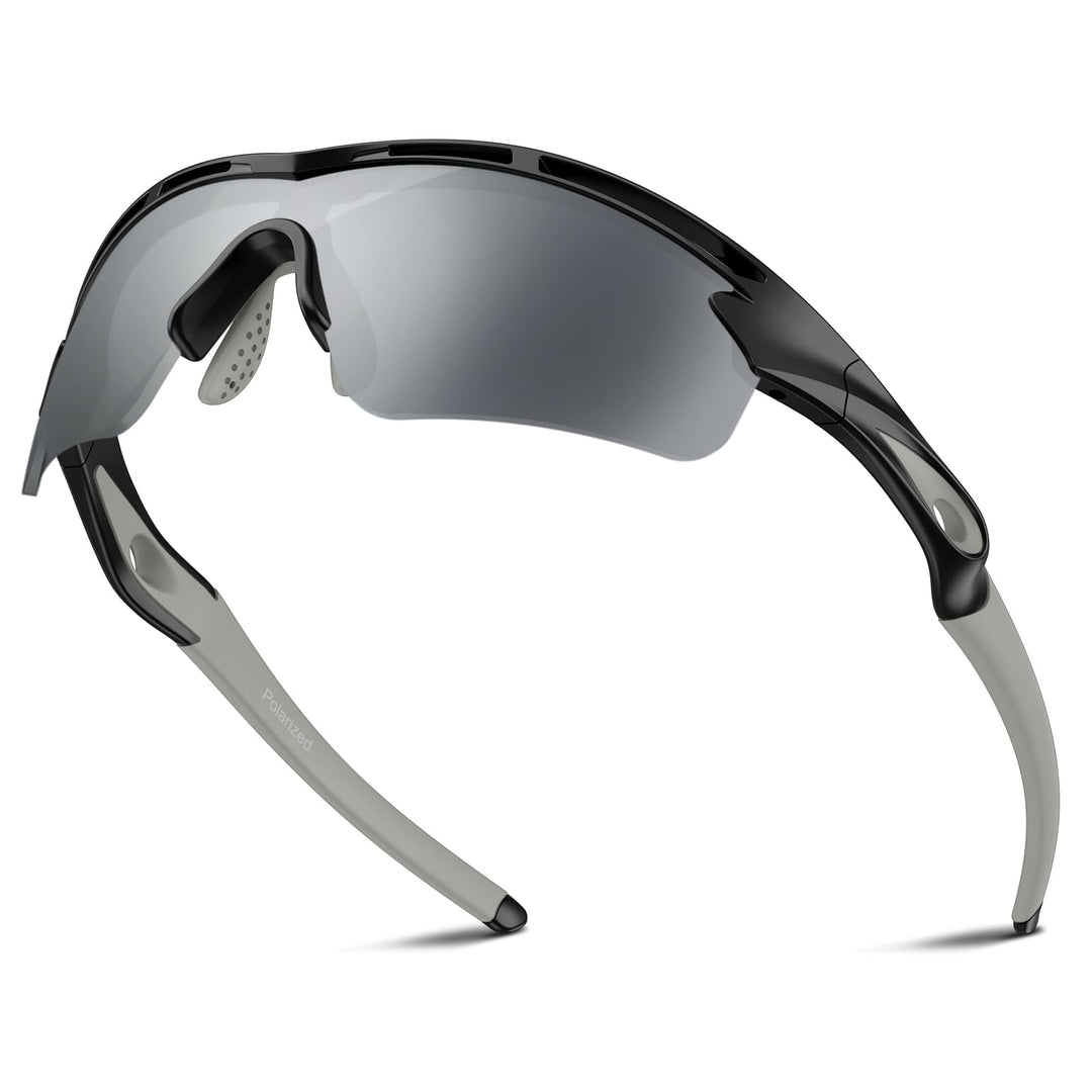 Polarized Sports Sunglasses for Men Women Youth Baseball Cycling Running Driving Fishing Tennis Golf Motor TAC UV400 TR90