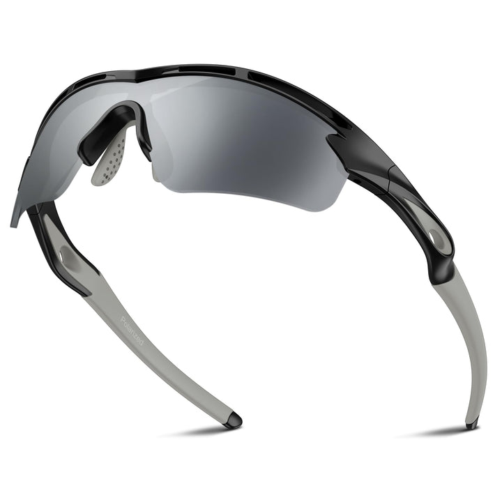 Polarized Sports Sunglasses for Men Women Youth Baseball Cycling Running Driving Fishing Tennis Golf Motor TAC UV400 TR90