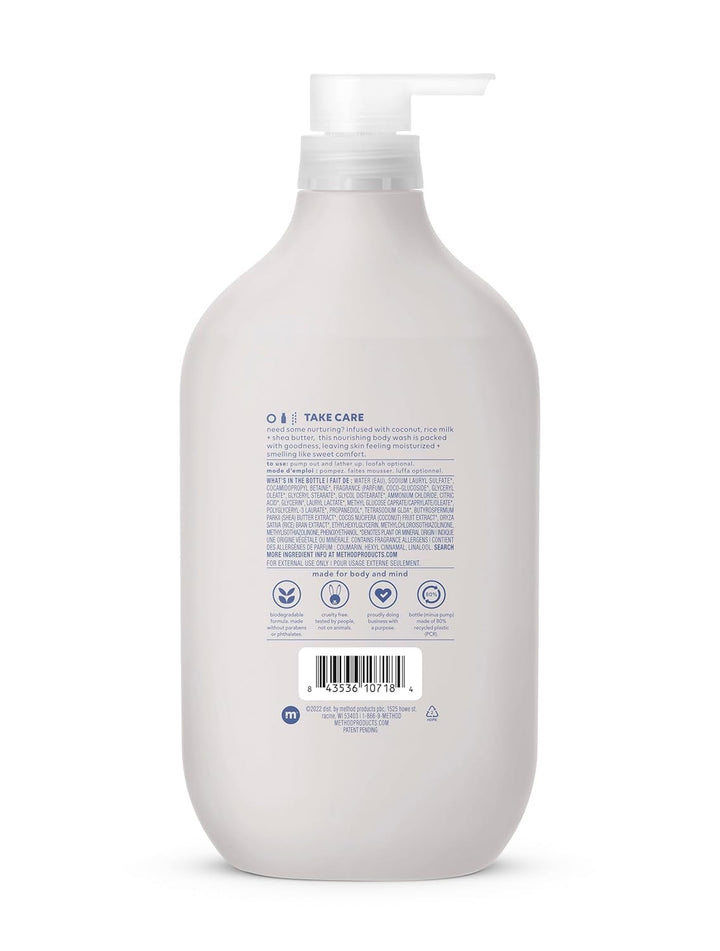 Method Body Wash | Simply Nourish | Biodegradable & Paraben-Free | 28 Oz