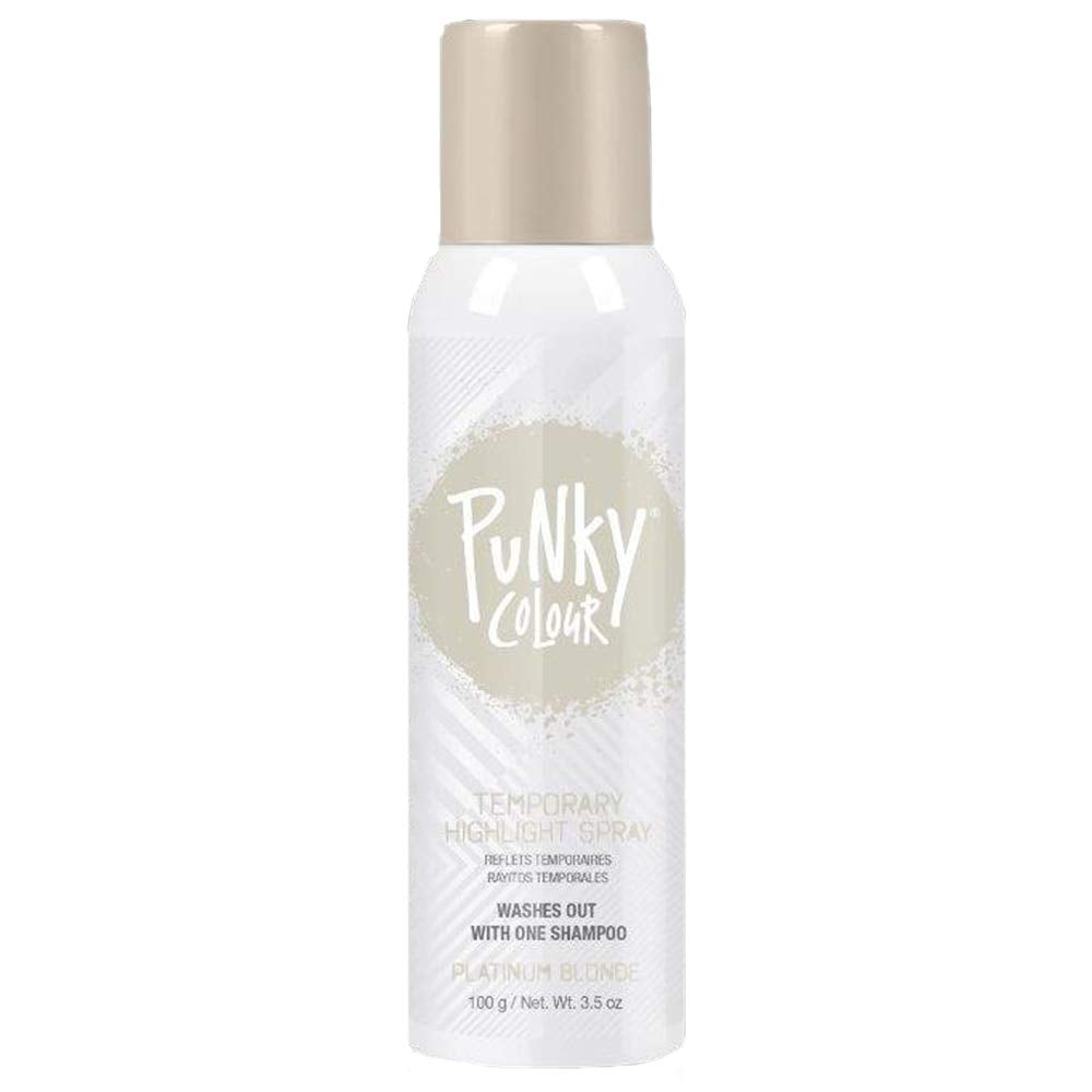 Punky Temporary Hair Highlight Spray, Platinum Blonde, 3.5 Oz, 1-Pack