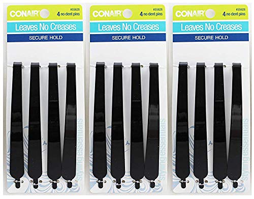 Conair Crease-Less Secure Hold Hair Clip (Pack of 4) 55628