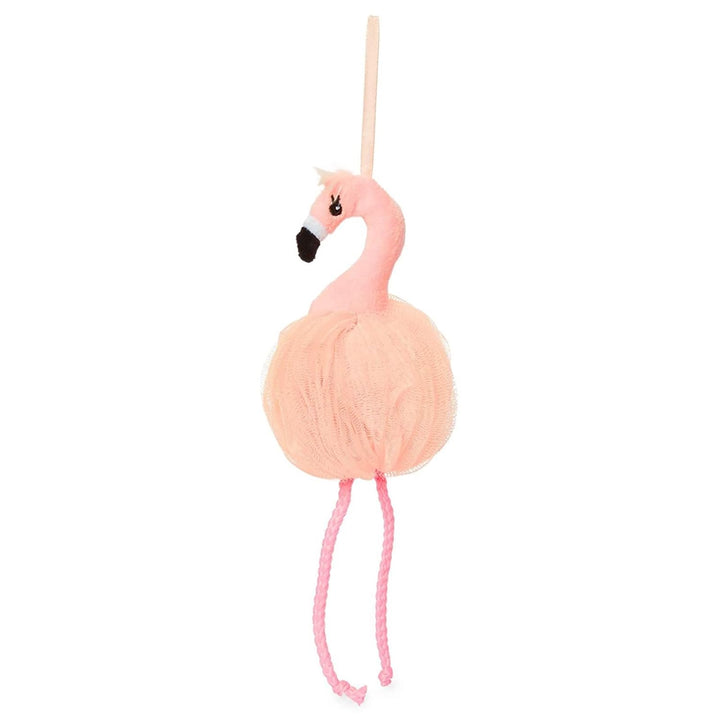 Juvale Pink Flamingo Loofah Bath Sponge Body Scrubber (3.5 x 11.5 in, 3 Pack)